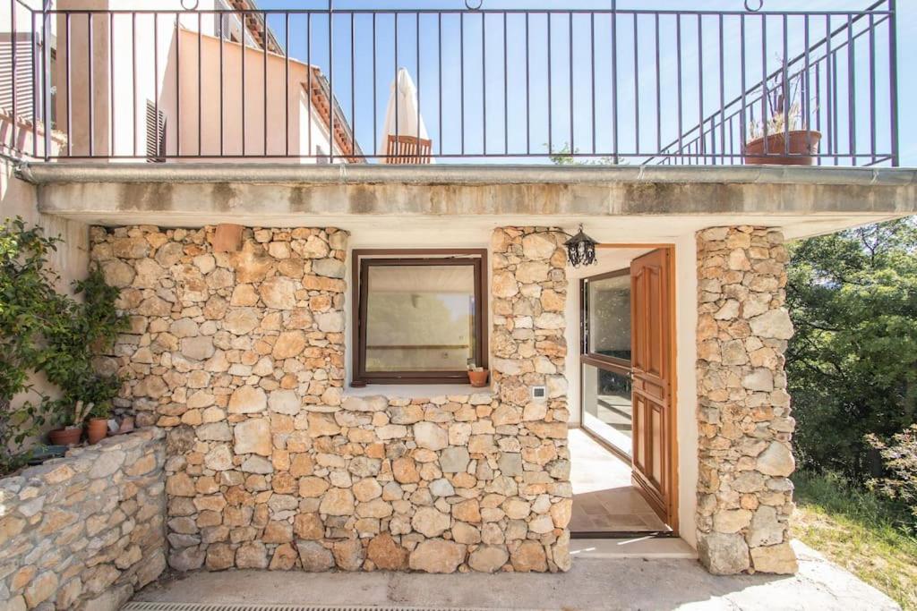 Bas De Villa Au Milieu Des Oliviers. Chateauneuf-Villevieille Exterior photo